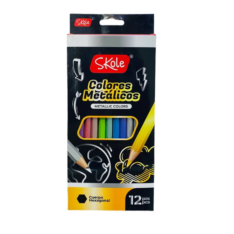 Colores metálicos x12 skole