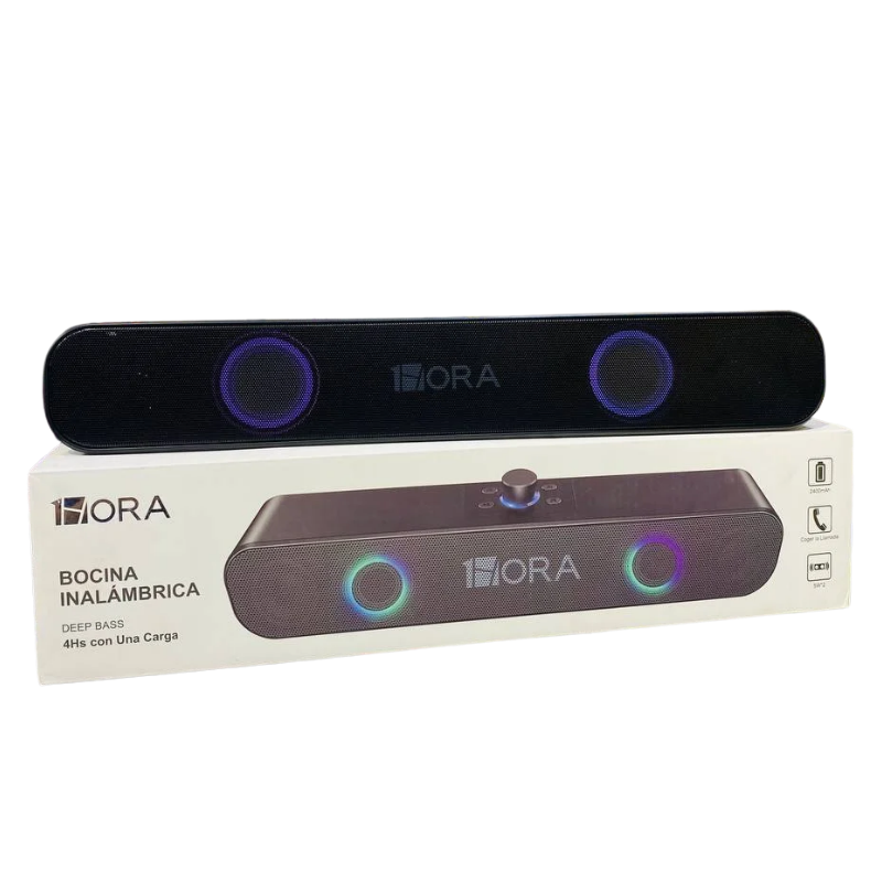 Bocina inalámbrica tipo barra